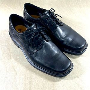 Ecco Oxford Lace Up, Leather Comfort in Black, Size 44 (US 10/10.5). NWOT.
